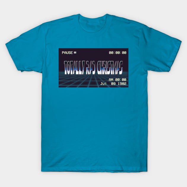 Totally Rad Christmas Tron T-Shirt by Totally Rad Christmas